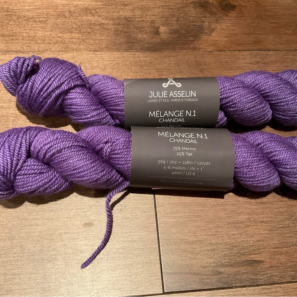 Mélange N.1 Yarn in Rich Purple